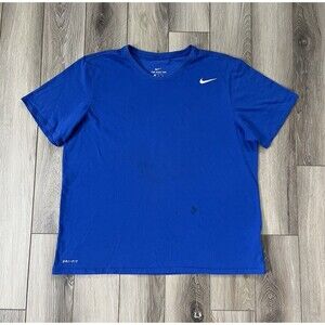 Nike Dri-Fit Athletic Cut Blue Short Sleeve Tee “The Nike Tee” Men’s Sz XL